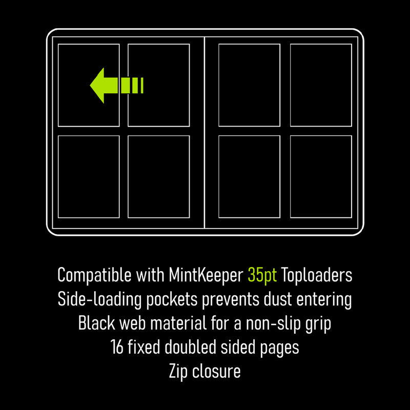 Toploader Example MintKeeper Toploader Binder 9 Pocket – for 35pt TCG