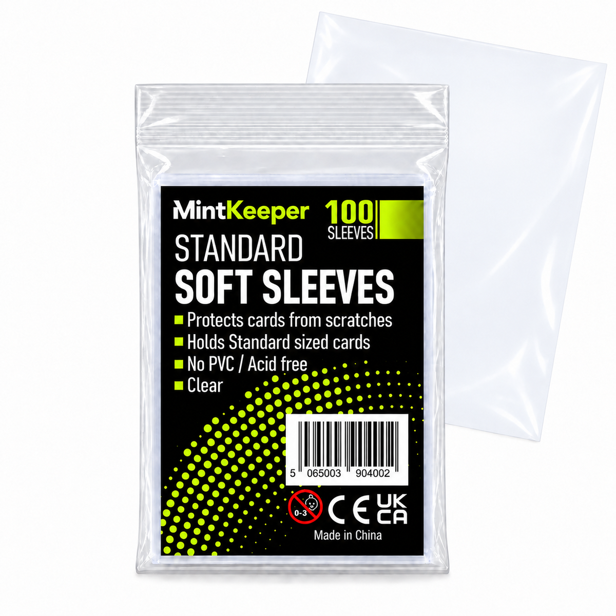 MintKeeper - Standard Soft Card Sleeves (100 Sleeves)
