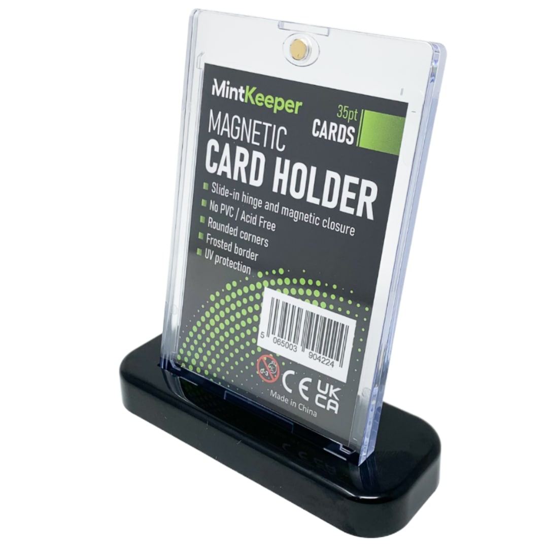 MintKeeper - 35pt Magnetic Card Holder and Stand Combo