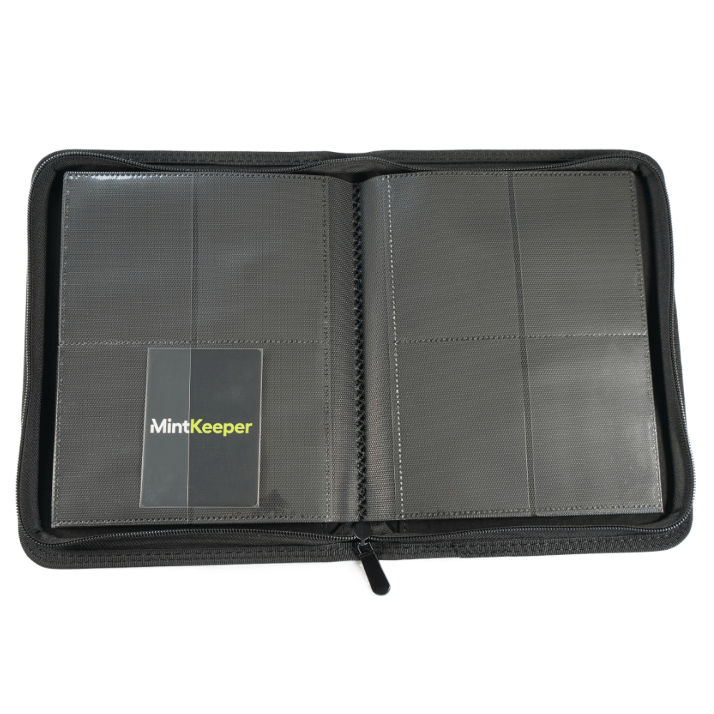 MintKeeper - 4 Pocket Premium Zip Trading Card Binder MintKeeper - 4 Pocket Premium Zip Trading Card Binder