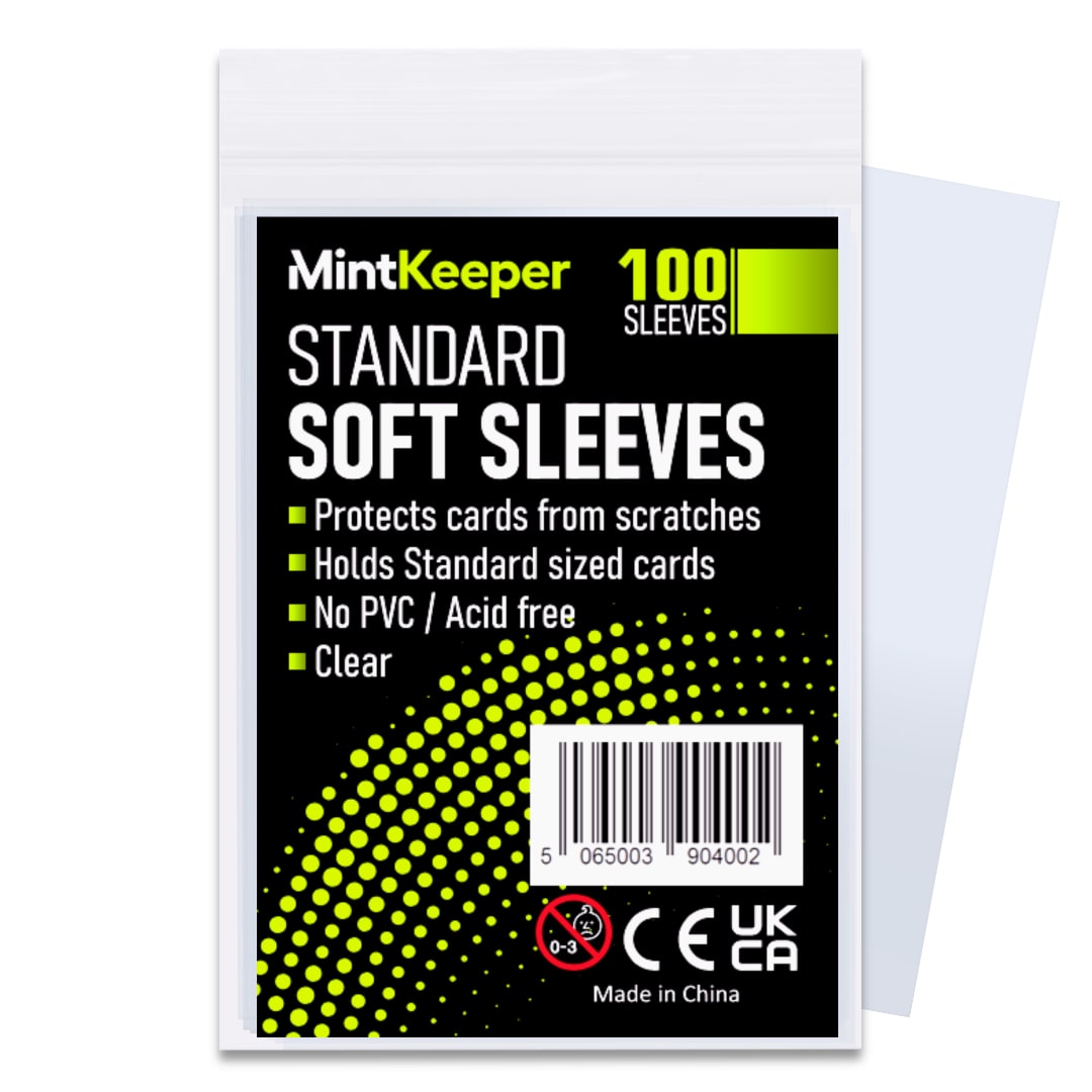 MintKeeper Standard Soft Card Sleeves (100 Sleeves)